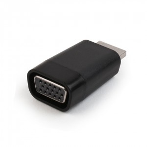 Adaptor HDMI Tata la VGA Mama, Negru, Gembird